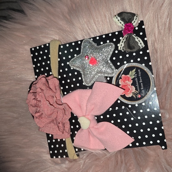 New Handmade hair clips band  accessories girls - Picture 2 of 2